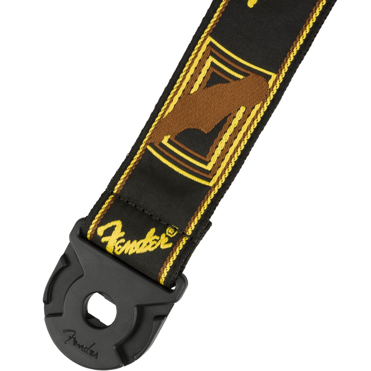 Fender - Quick Grip Locking end Straps - Brown Monogram - 0990629001 2