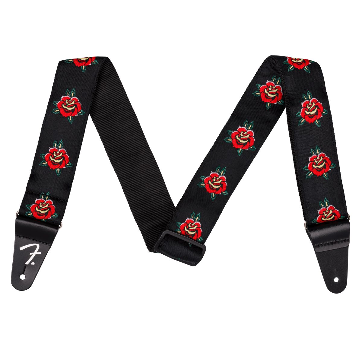 Fender - 2" Red Rose Strap #0990638015