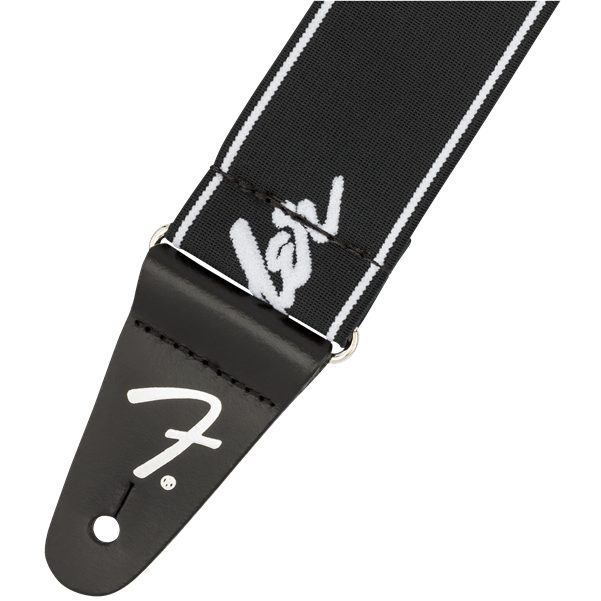 Fender - 0990642074 - Weighless Runn.Logo Black/White 2