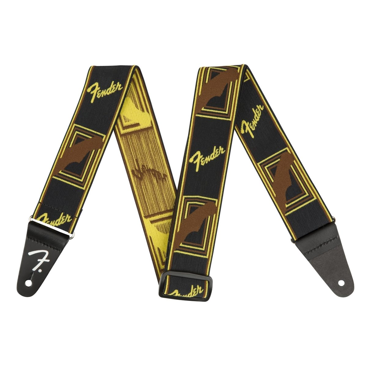 Fender - Multi-Color WeighLess Monogram Strap #0990686006