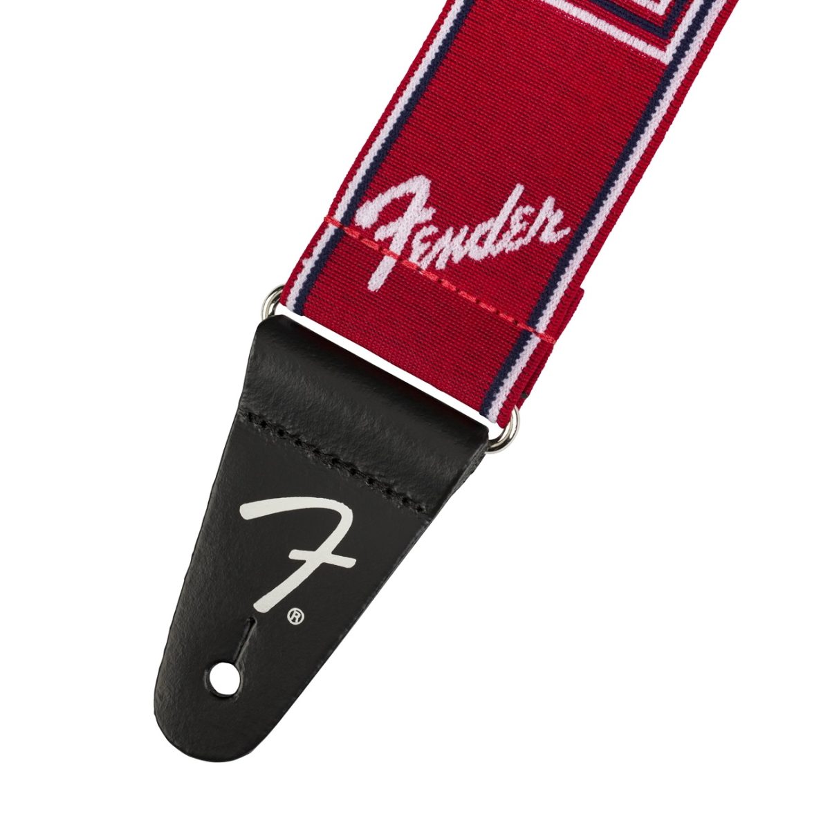 Fender - Red WeighLess Monogram Strap #0990686009