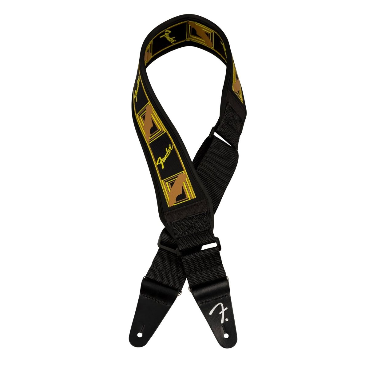Fender - 2.5" Multi-Color Swell Neoprene Logo Strap