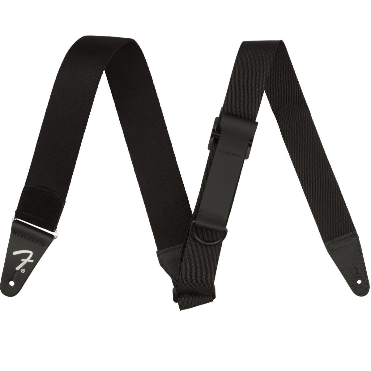 Fender - Right Height Rayon Strap - Black - 0990694306