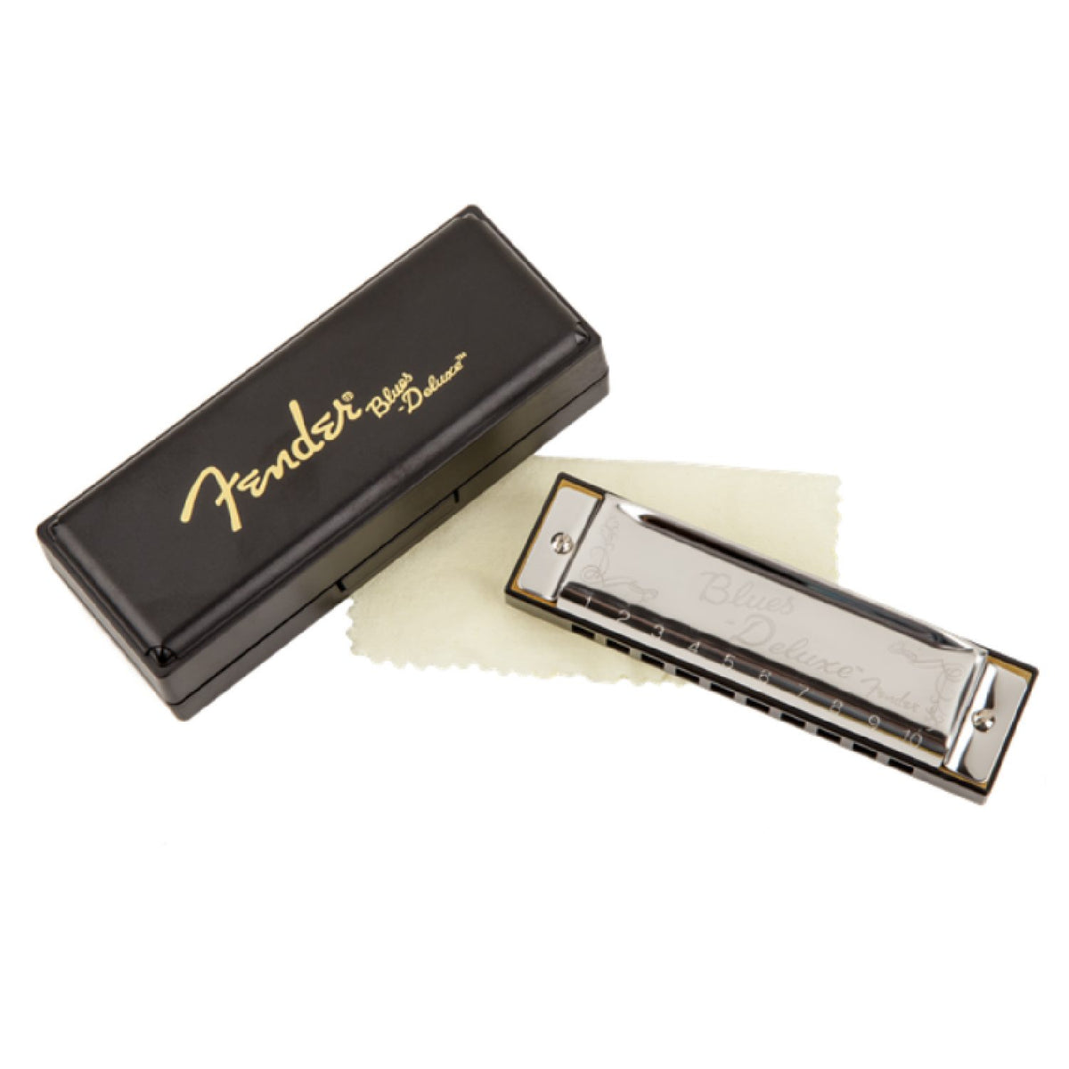 Fender Blues Deluxe Harmonica with case