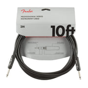 Fender - Professional Series Instrument Cable, Straight/Straight 10' Black - 0990820024 package