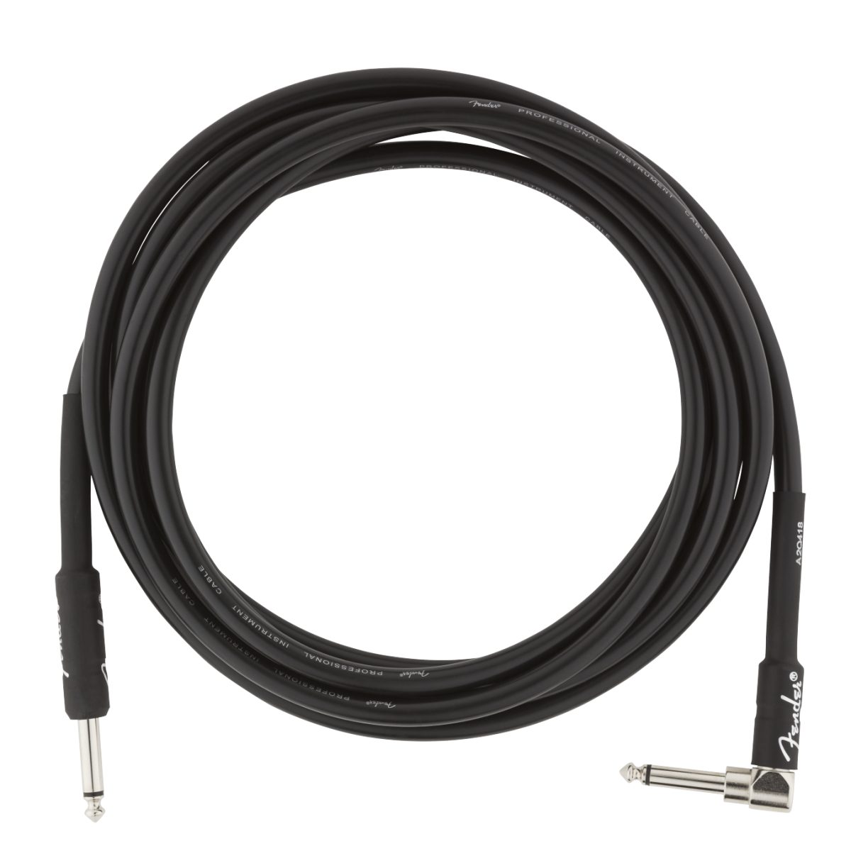 Fender - Professional Series Instrument Cable, Straight/Angle 10' Black - 0990820025