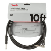 Fender - Professional Series Instrument Cable, Straight/Angle 10' Black - 0990820025 package