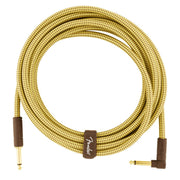 Fender - 15' Angled Tweed Deluxe Instrument Cable #0990820086 — 1
