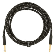 Fender - 10' Black Tweed Deluxe Instrument Cable #0990820092 — 1