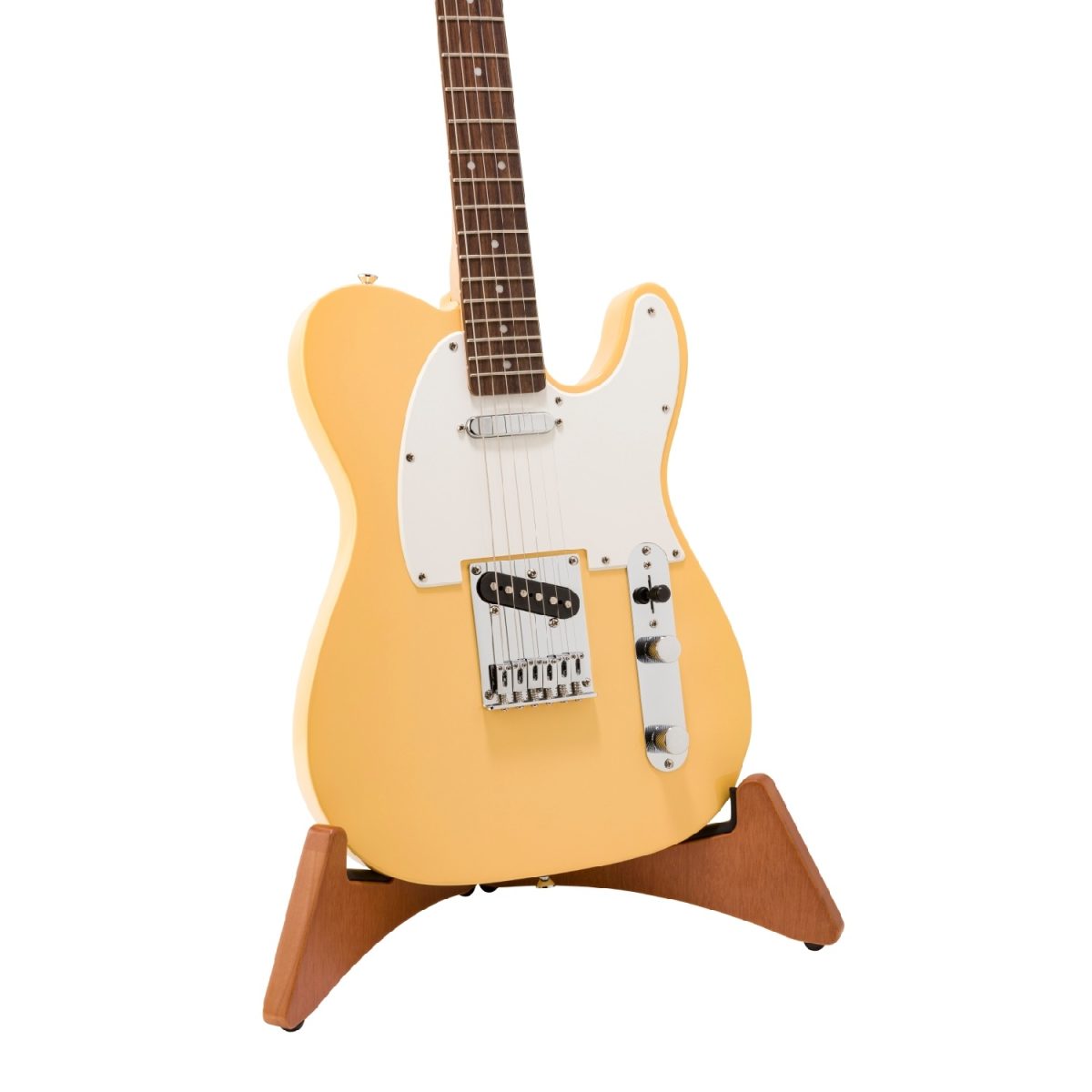 Fender - Timberframe Electric Guitar Stand - 0991820007 Front with guit