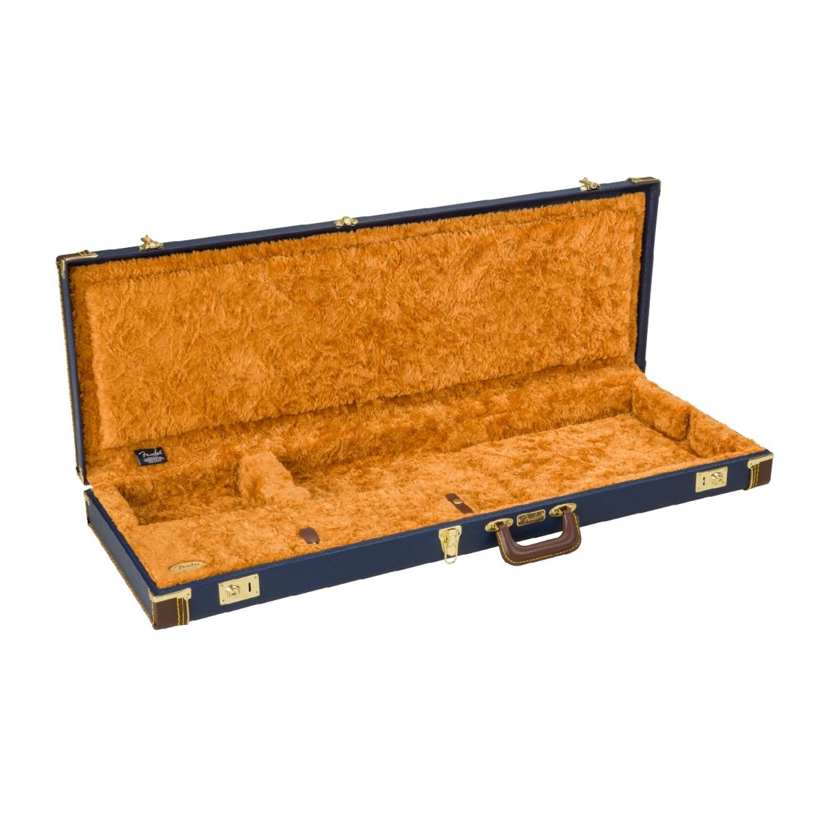 Fender - Classic Series Wood Case Stratocaster®/Telecaster® - Navy Blue Inside