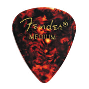 Fender - 12 Pack Medium Classic Celluloid Tortoise Shell 351 Shape Picks