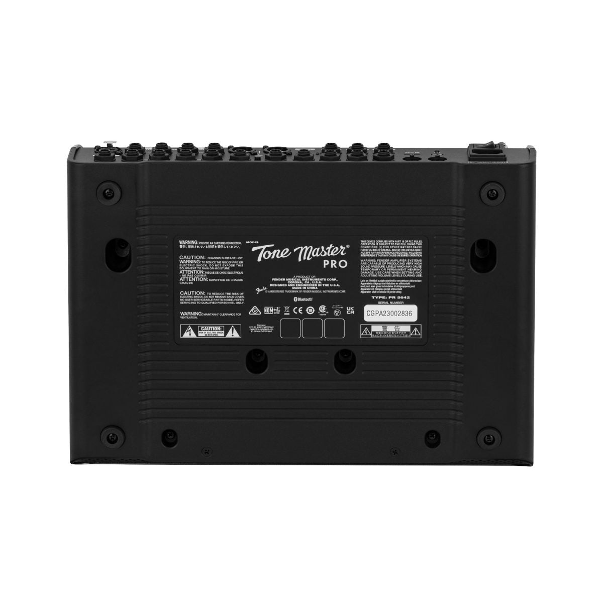 Fender - Tone Master Pro Multi-Effects - 2274900000 Bottom