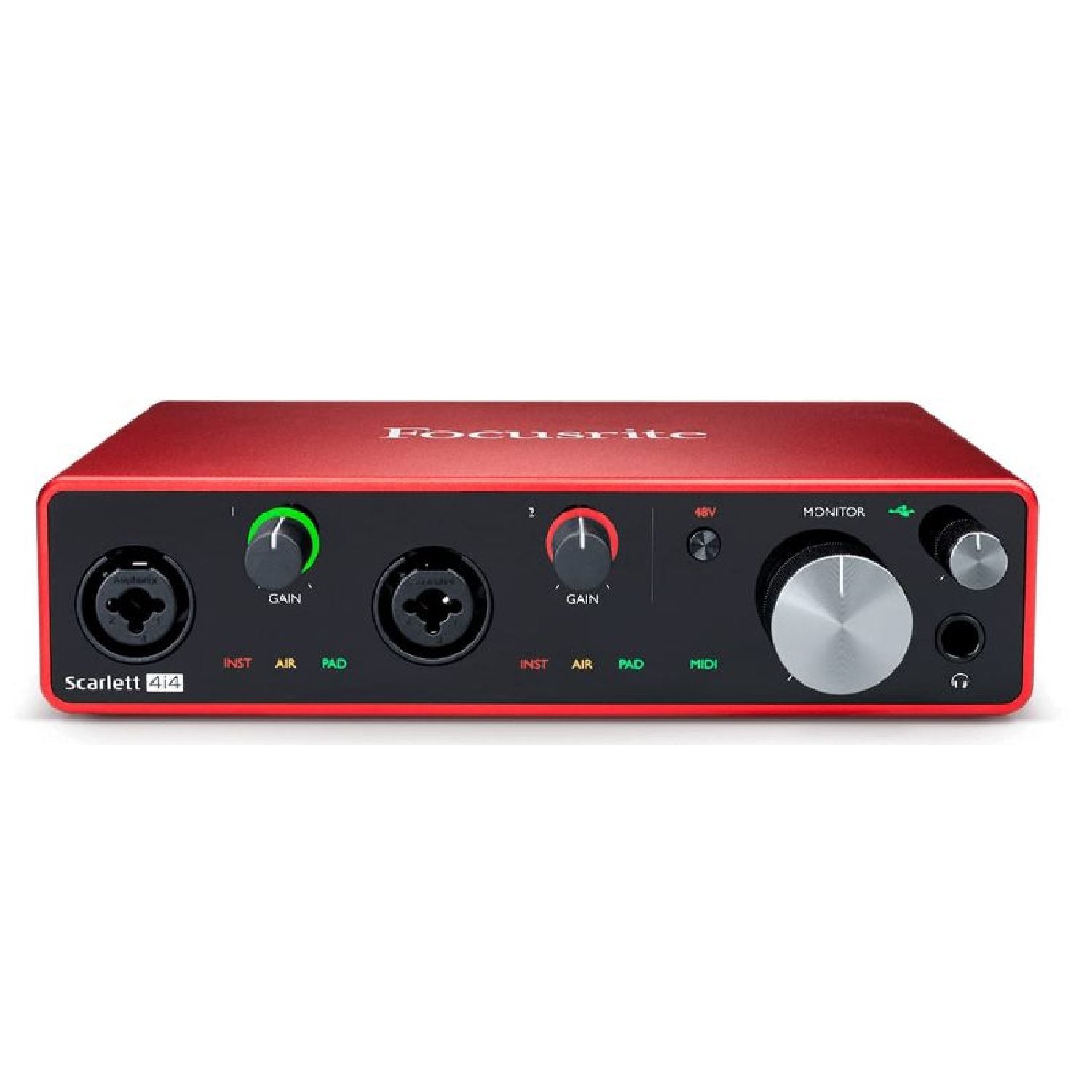 Focusrite Scarlett 4i4 3rd generation front