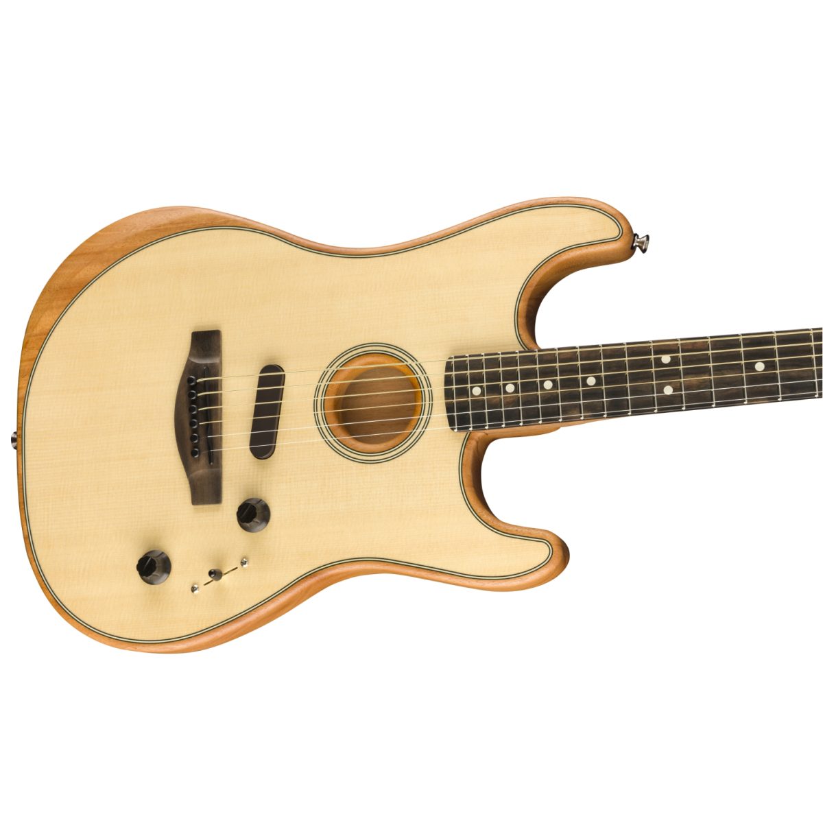 Fender Acoustasonic Stratocaster - Ebony Fingerboard - Natural - 0972023221