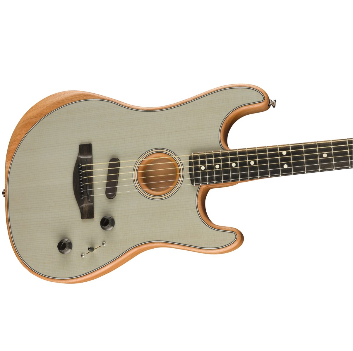 Fender Acoustasonic Stratocaster - Ebony Fingerboard - Transparent Sonic Blue - 0972023272
