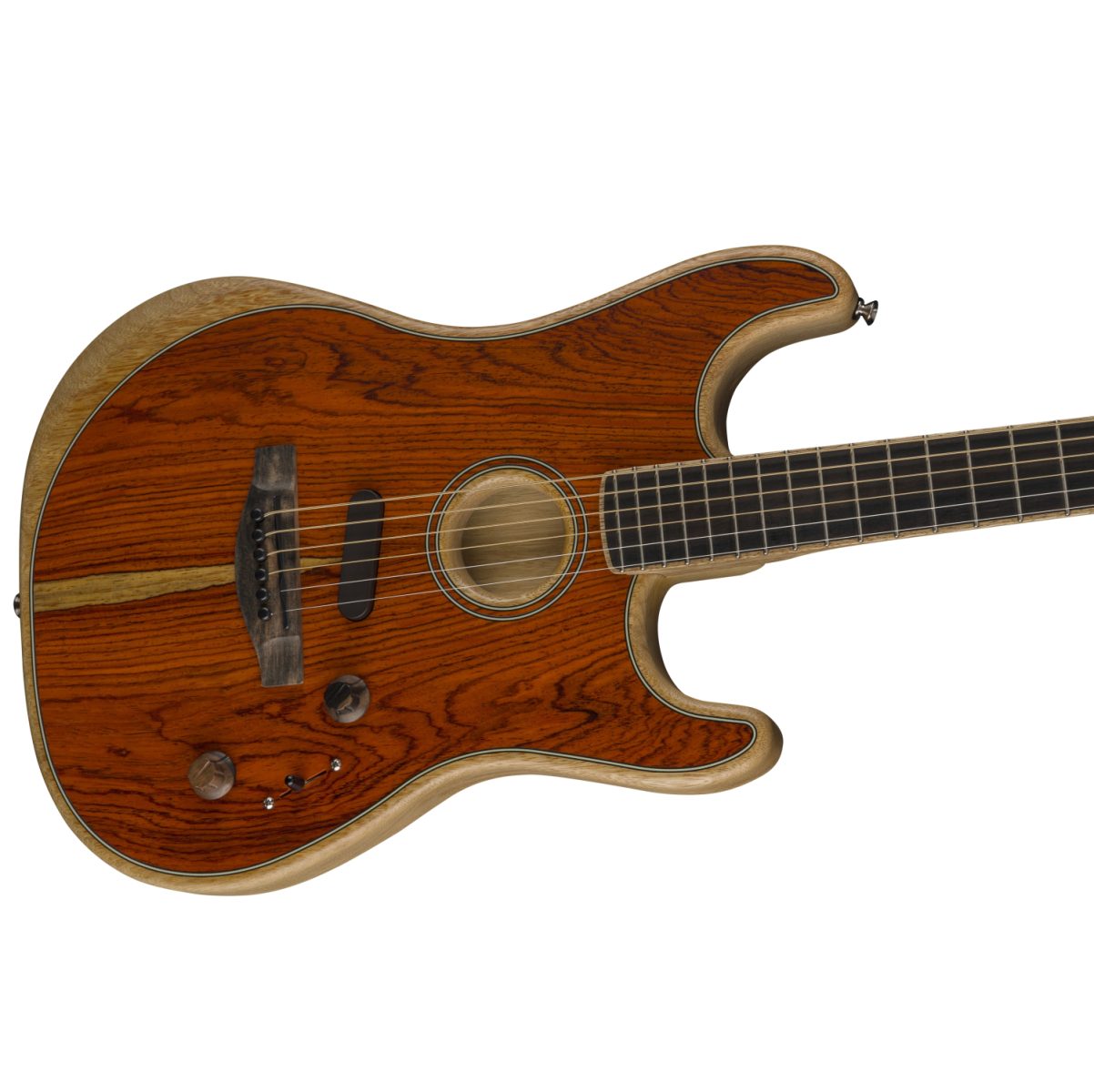 Fender American Acoustasonic Strat - Ebony Fingerboard - Cocobolo - 0972023096