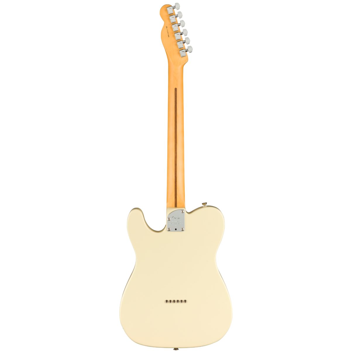 Fender American Professional II Telecaster - Rosewood Fingerboard - Olympic White - back-0113940705