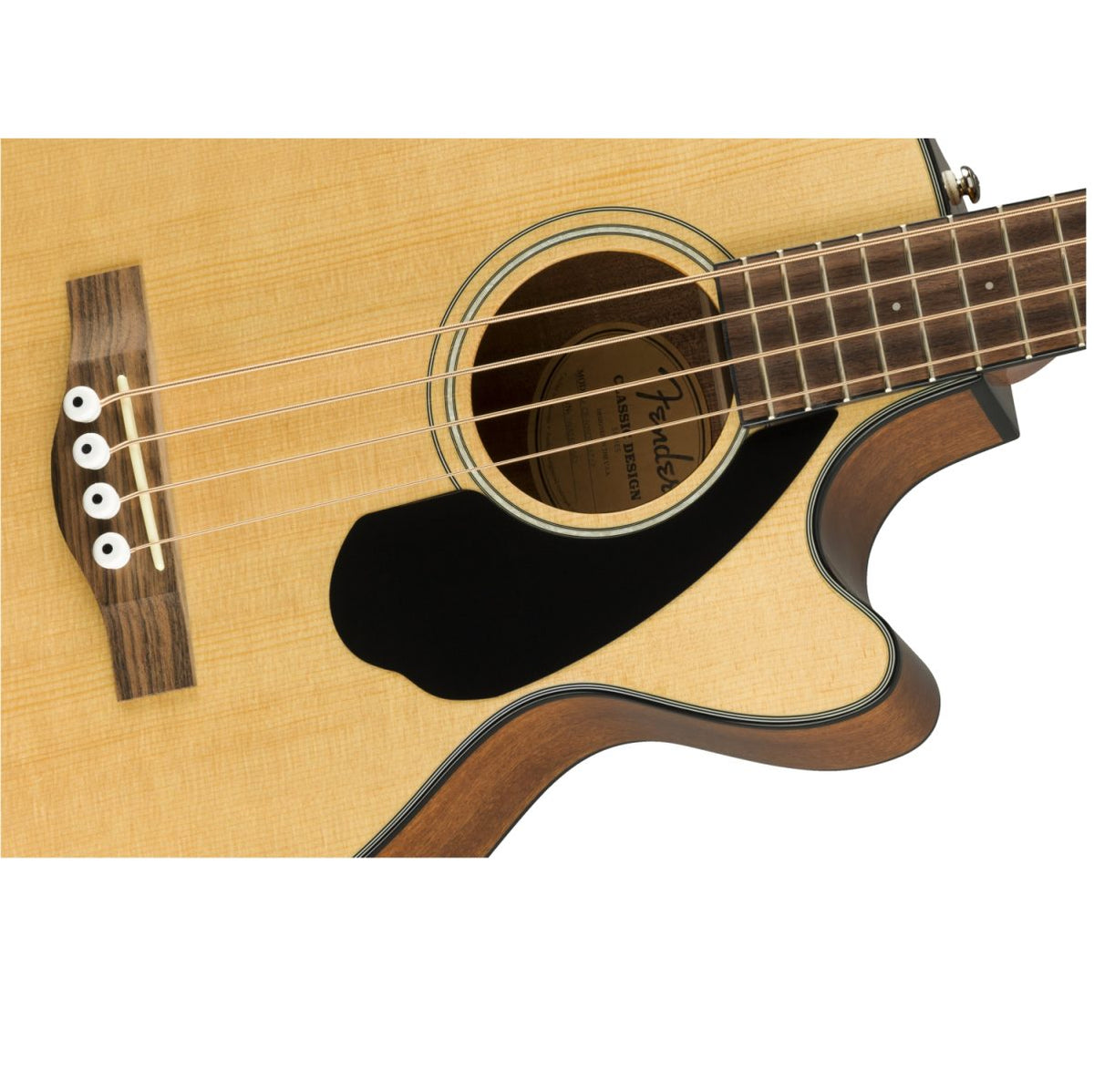 Fender CB-60SCE Classic Design Acoustic Bass Guitar - Natural - 0970183021-front2
