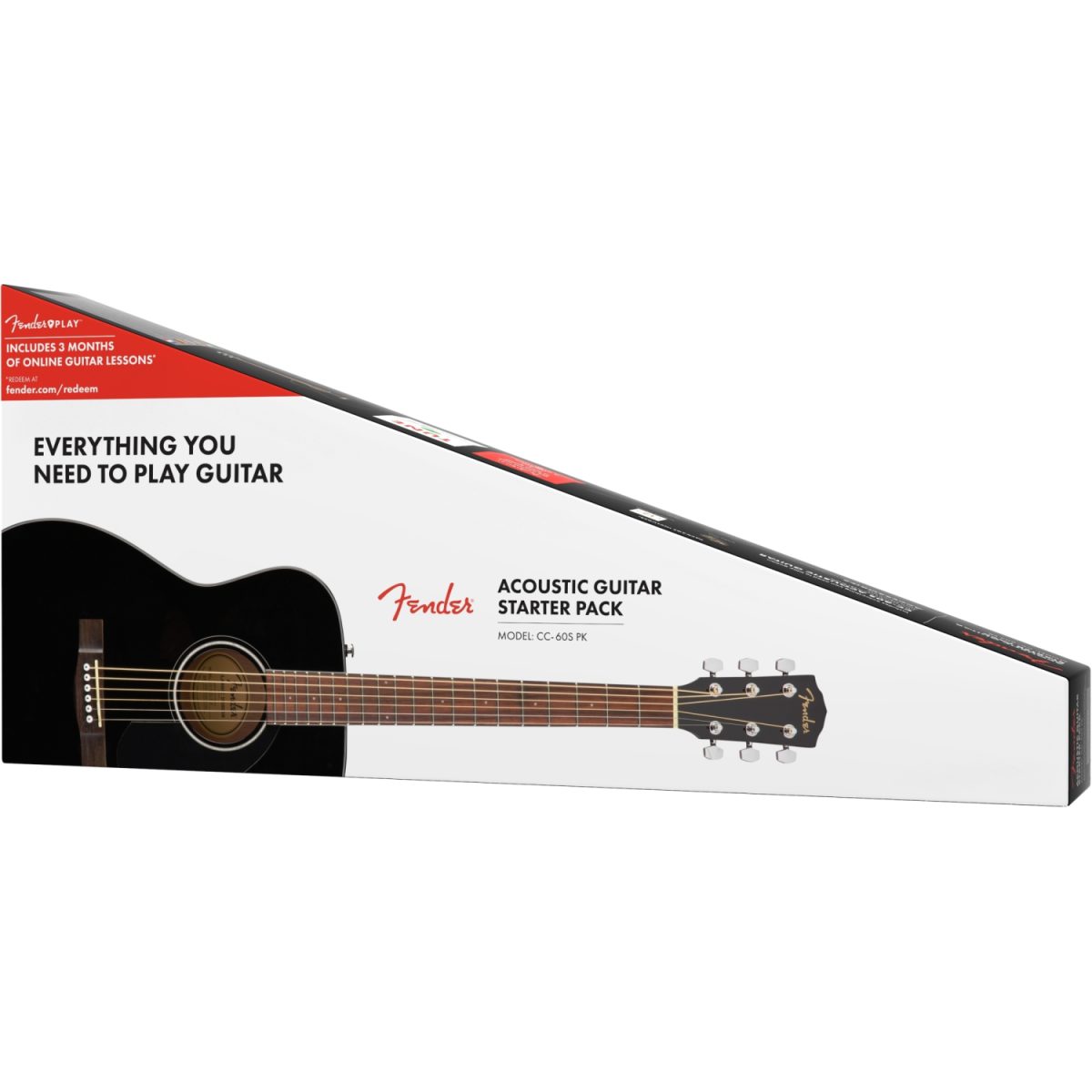Fender - CC-60S Concert Pack V2 – Black - 0970150406-box