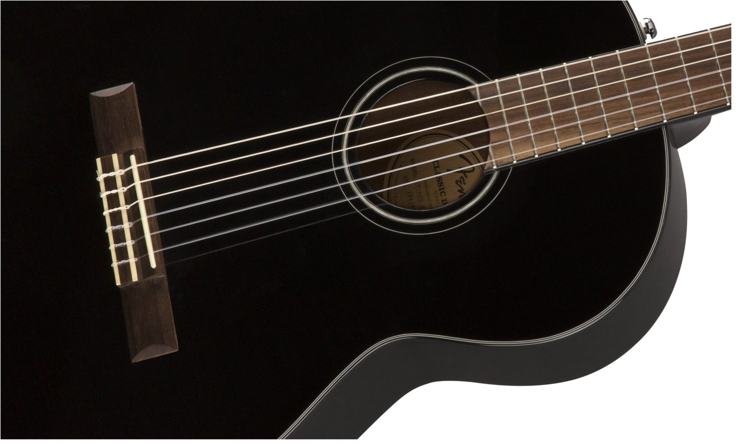 Fender - CN-60S Nylon – Black - 0970160506-front2