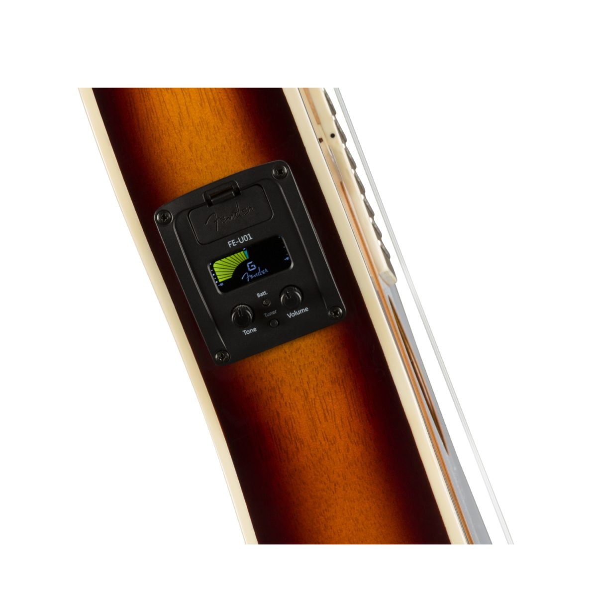 Fender - Fullerton Strat® Uke - Sunburst - 0971653032-tuner