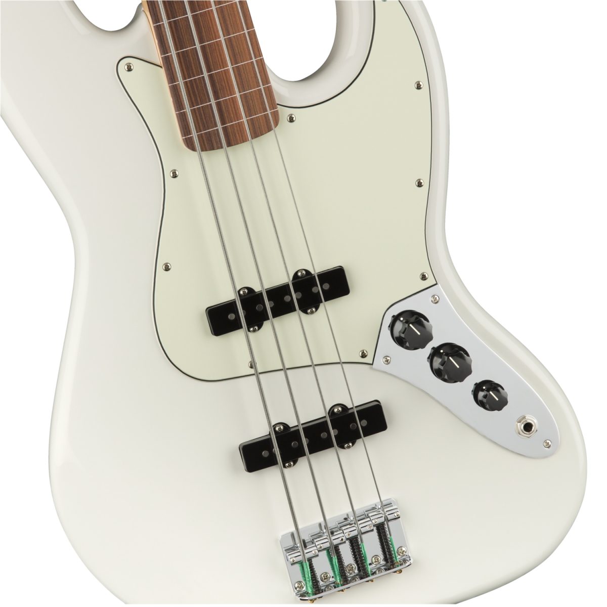 Fender Player Jazz Bass Fretless - Polar White - 0149933515-front2