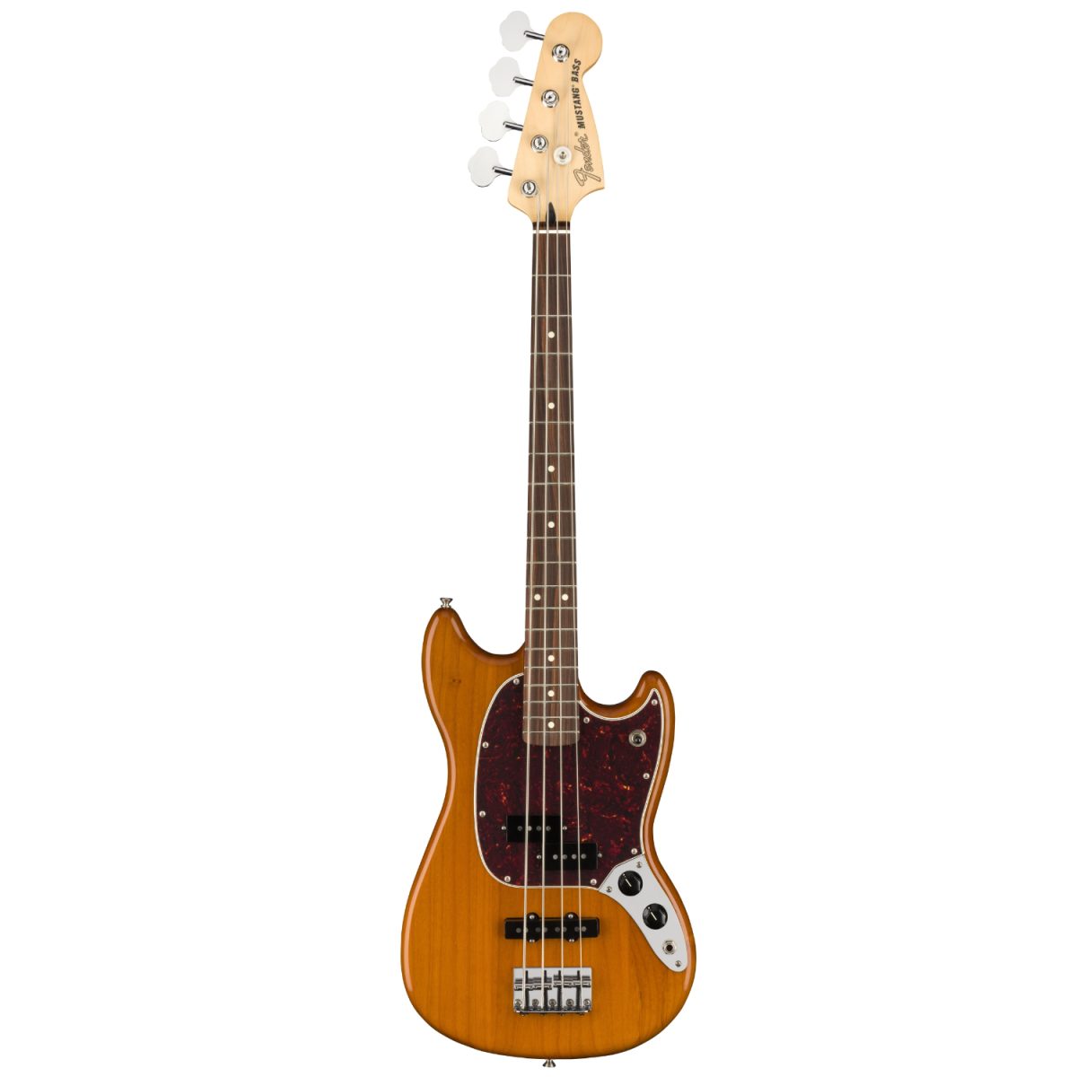 Fender Player Series Mustang Bass PJ with Pau Ferro Fingerboard - Aged Natural - 0144053528