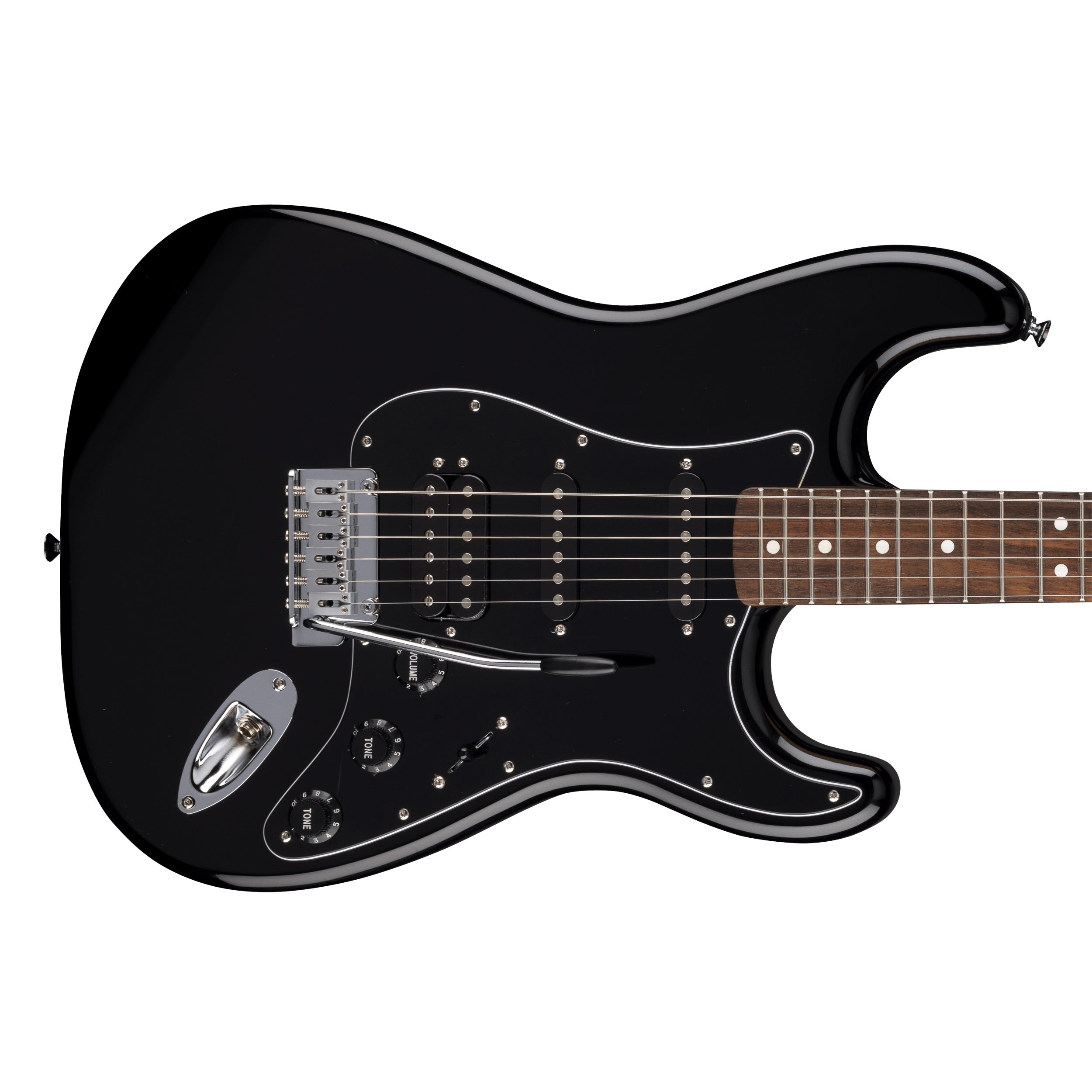 Fender - Standard Stratocaster HSS - Black #0266441506