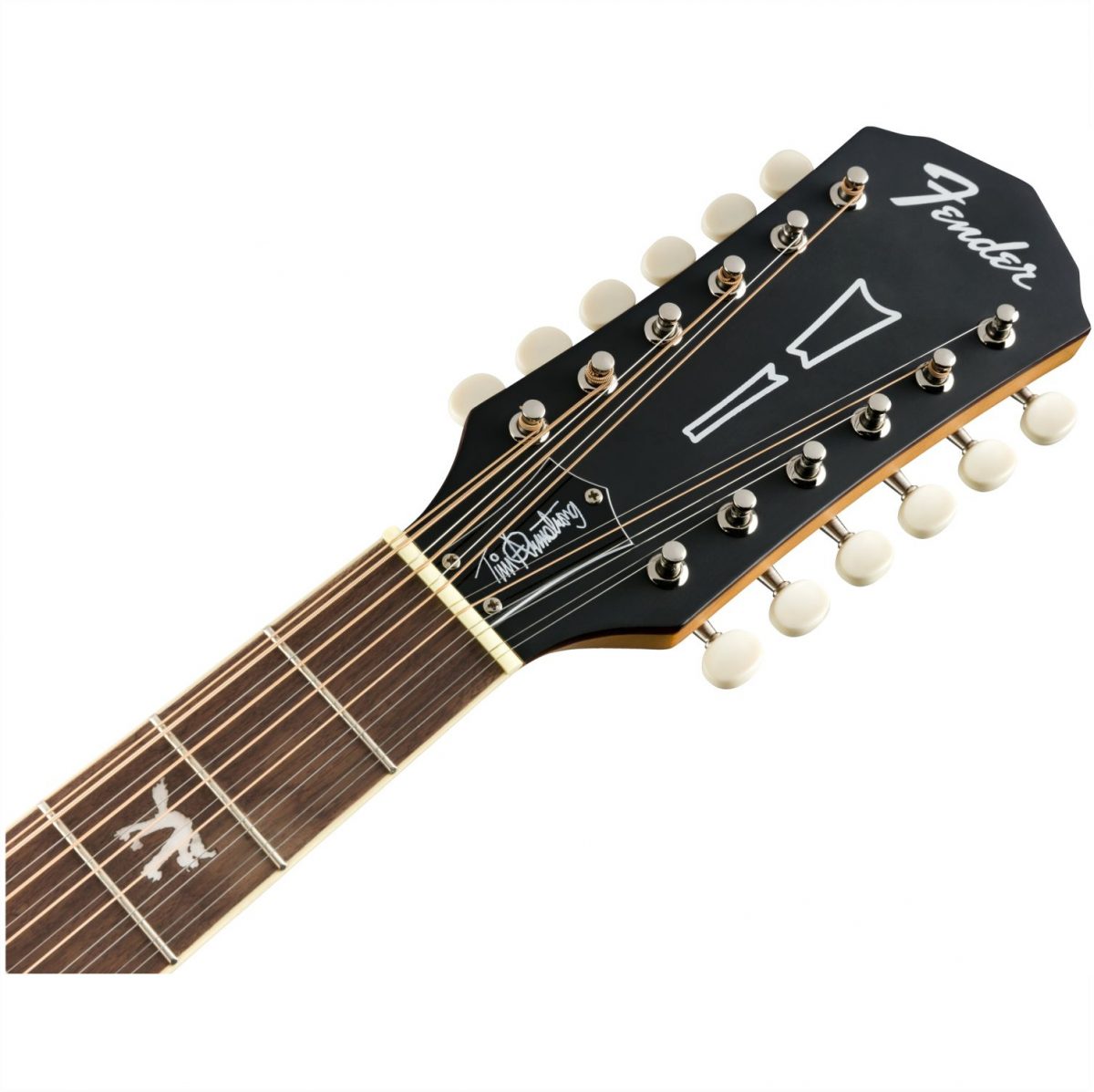 Fender - Tim Armstrong Hellcat 12-String Acoustic_Electric Guitar - Natural-0971792022-head