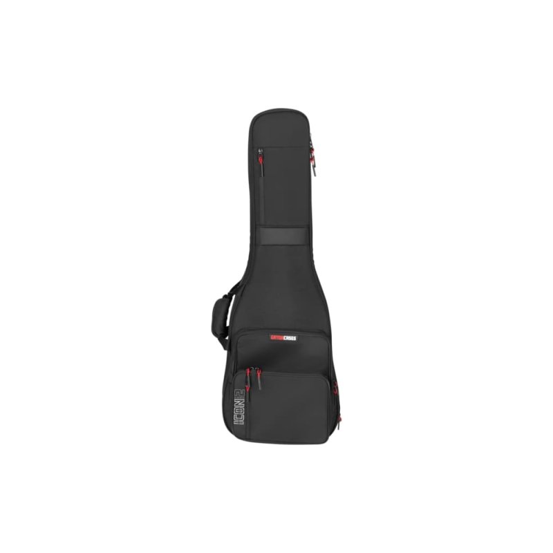 Gator - Icon Take Two Series Bag Holds 2 Electric Guitars #G-ICONTTELEC-BLK