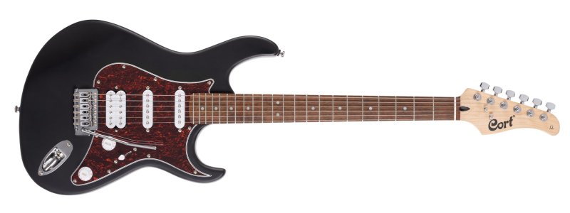 Cort - G Series Electric Guitar, Open Pore Black #G110-OPBK