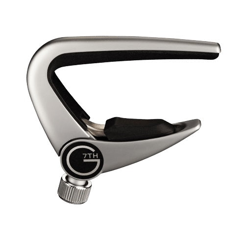 G7TH – Newport – Steel String Guitar Capo – Silver