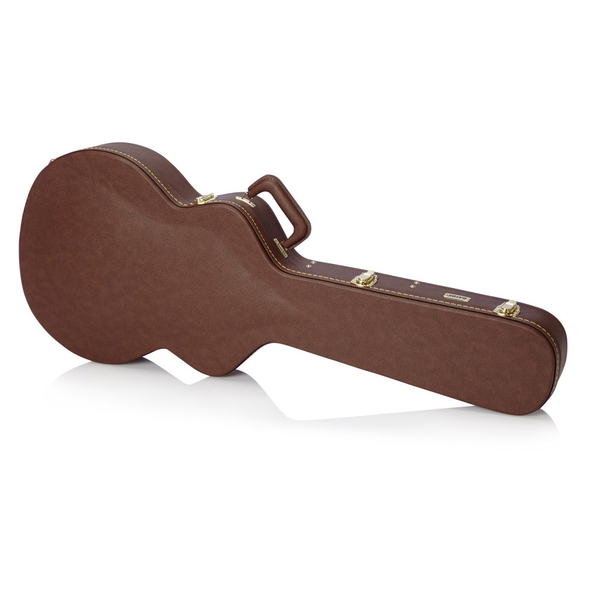 Gator - Semi-Hollow Guitar Deluxe Brown Wood Case #GW-335-BROWN