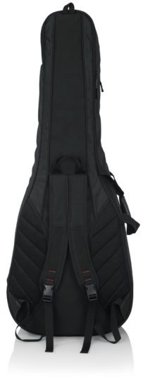 Gator - 4G Series Double Guitar Bag for Acoustic and Electric Guitar with Adjustable Backpack Straps #GB-4G-ACOUELECT