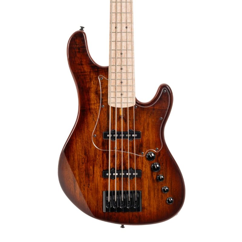 Cort - GB-Fusion 5-String Bass With Gig Bag, Antique Brown Burst #GB-FUSION-5-ABB