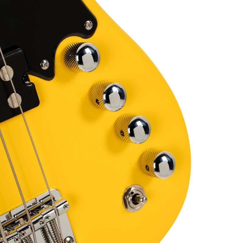 Cort - GB Series Short Scale 4 String Bass - Yellow Crush #GB-SHORTSCALE-YC
