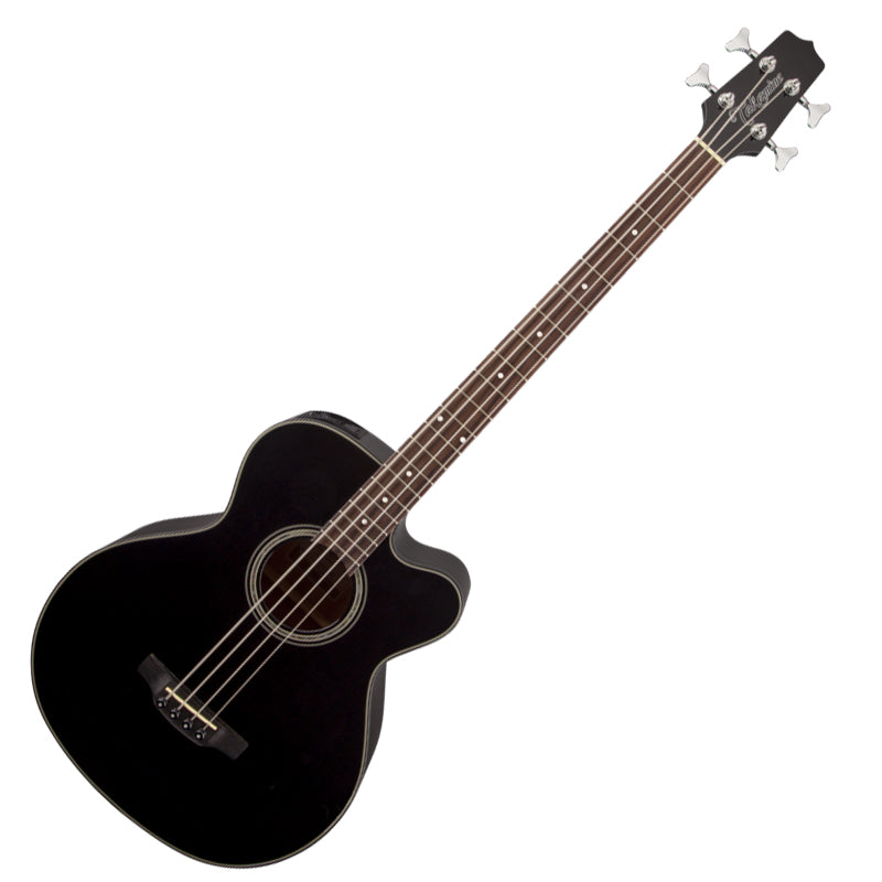 Takamine - G Series Acoustic Electric Bass Guitar, Venetian Cutaway, Black #GB30CE-BLK