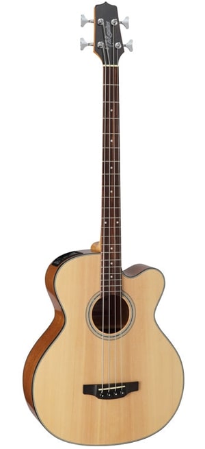 Takamine - G Series Acoustic Electric Bass Guitar, Venetian Cutaway, Natural #GB30CE-NAT