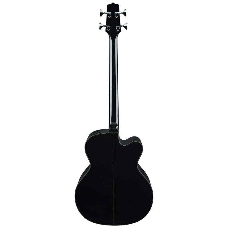 Takamine - 4-String Acoustic-Electric Bass Guitar Left-Handed Acoustic Bass, Black #GB30CELH-BLK