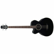 Takamine - 4-String Acoustic-Electric Bass Guitar Left-Handed Acoustic Bass, Black #GB30CELH-BLK