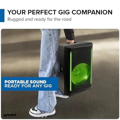 Gemini - GD Series PA 600W Bluetooth Speaker #GD-L215PRO