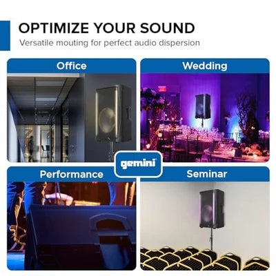 Gemini - GD Series PA 600W Bluetooth Speaker #GD-L215PRO