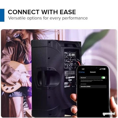Gemini - GD Series PA 600W Bluetooth Speaker #GD-L215PRO