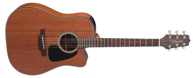Takamine - All-Mahogany Dreadnought Acoustic-Electric w/ Cutaway #GD11MCE-NS