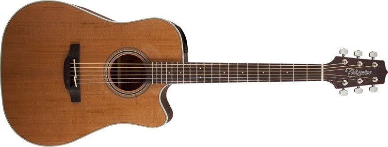 Takamine - Dreadnought Cutaway Acoustic-Electric Guitar #GD20CE-NS