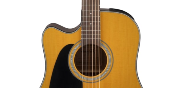 Takamine - Acoustic-Electric Guitar Left-Handed Dreadnought Cutaway, Natural #GD30CELH-NAT
