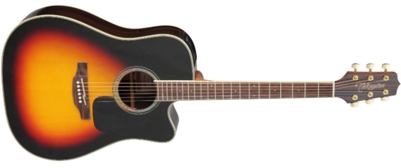 Takamine - Dreadnought Cutaway Acoustic-Electric Guitar, Sunburst #GD51CE-BSB