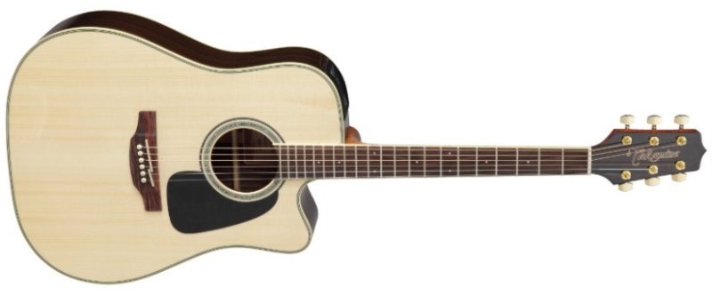 Takamine - Dreadnought Cutaway Acoustic-Electric Guitar, Natural #GD51CE-NAT
