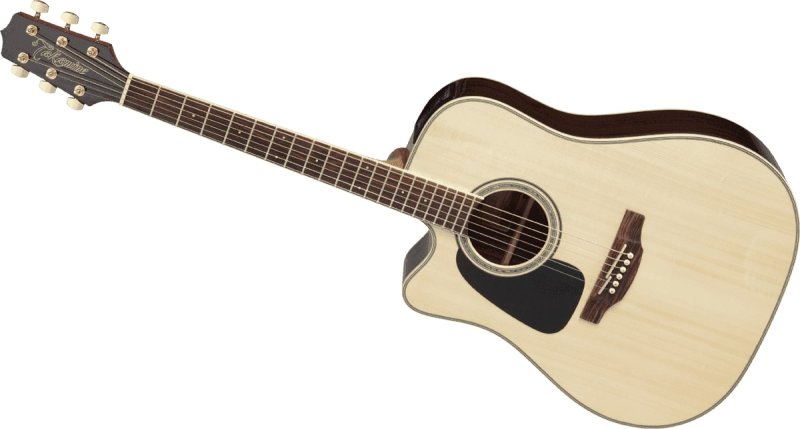 Takamine - Acoustic-Electric Guitar Left-Handed Dreadnought Cutaway, Natural #GD51CELH-NAT